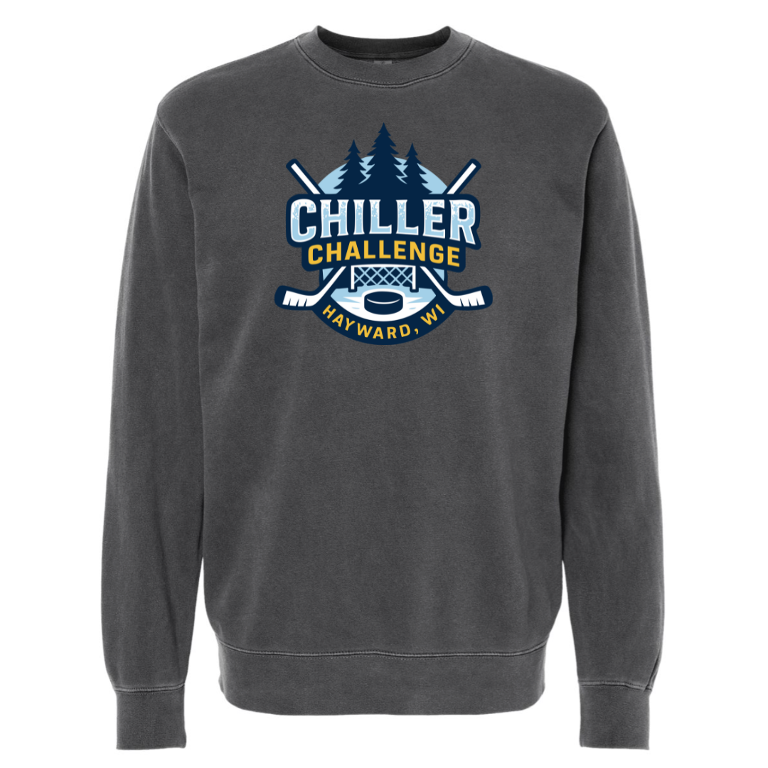 Men's Pigment Dyed Crewneck - Black