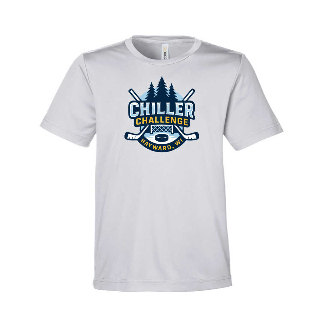 Youth Pro Performance Tee - Silver