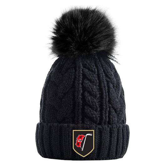 Fleece Lined Pom Beanie