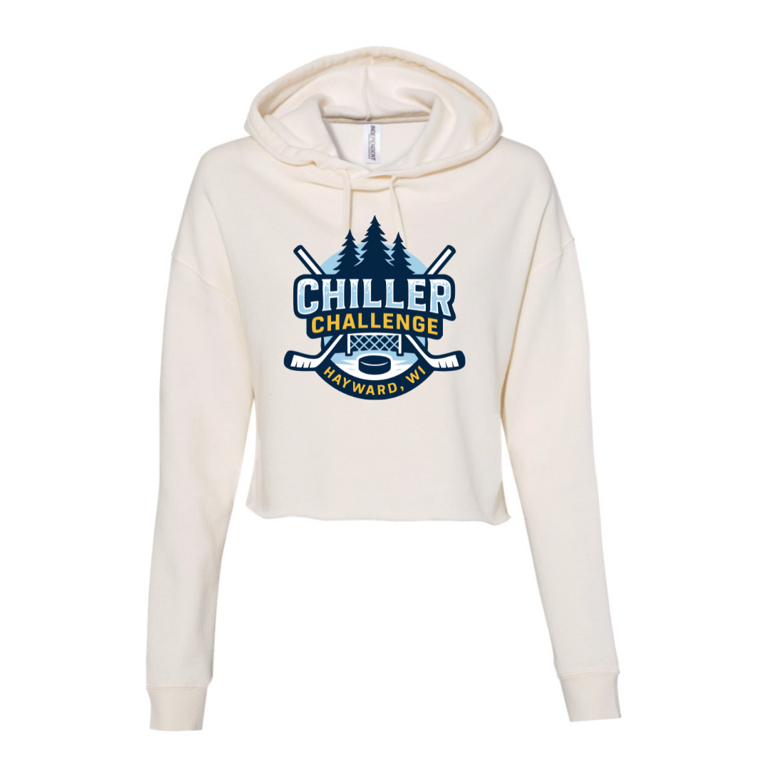 Women's Crop Hoodie - Ivory