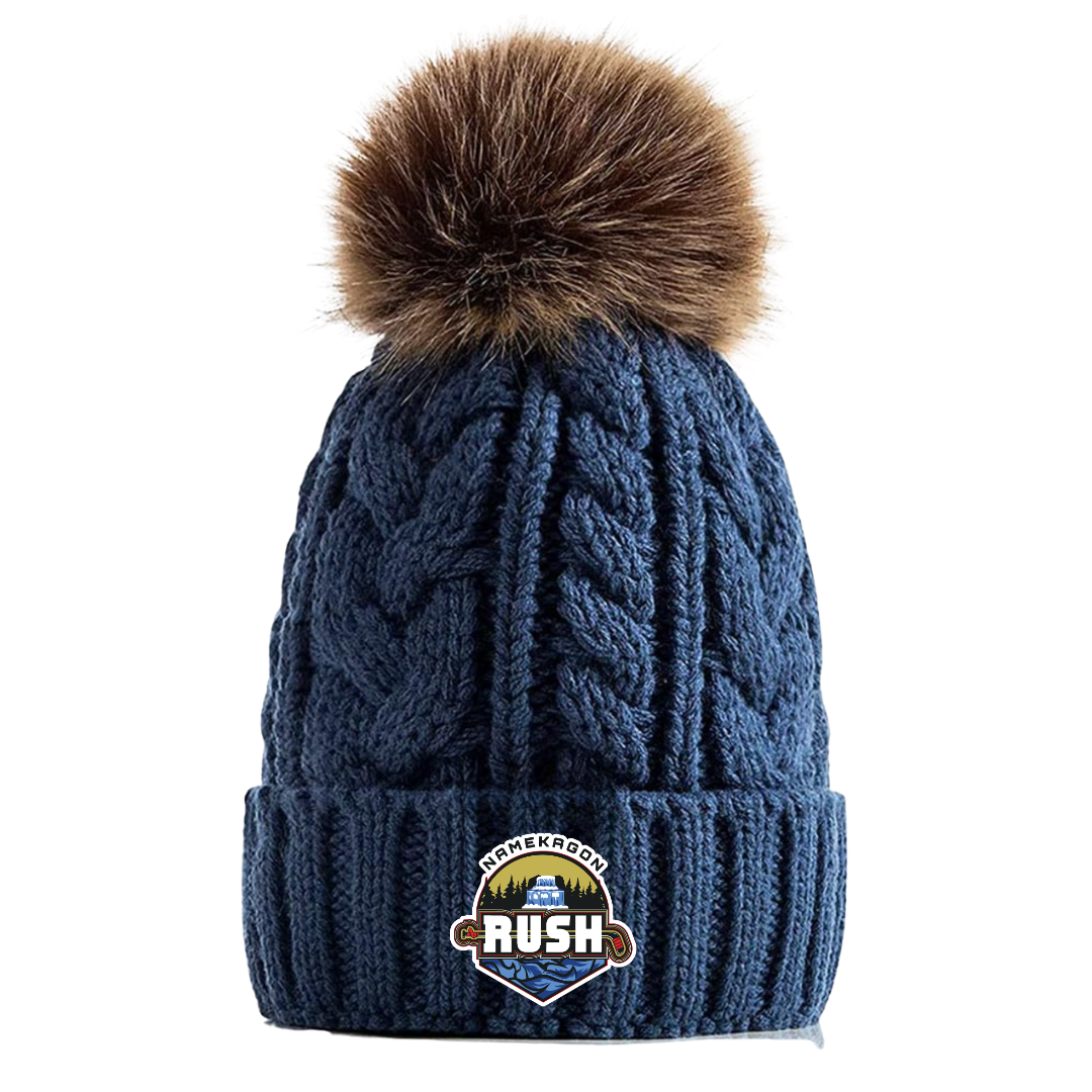 Fleece Lined Pom Beanie