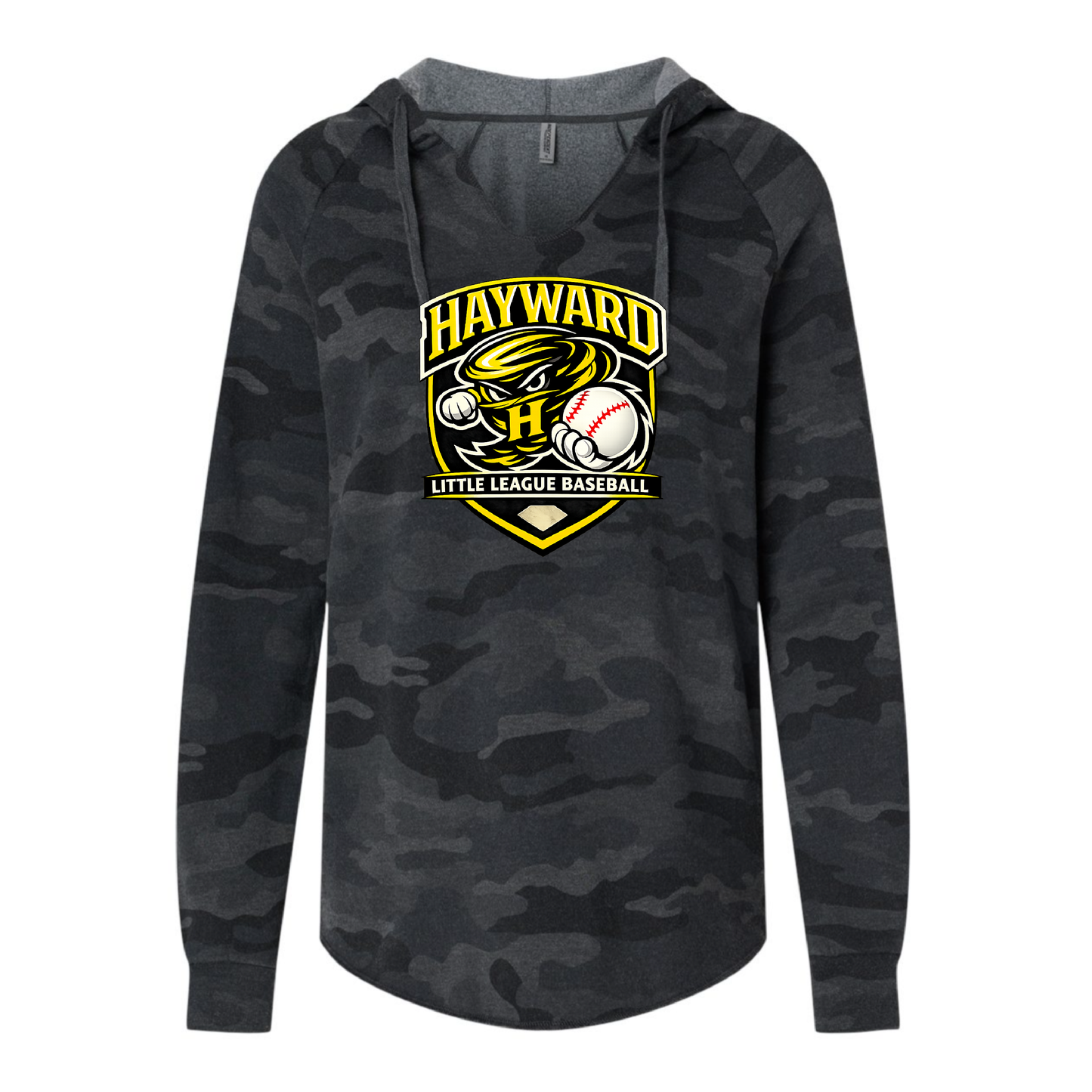 HLL - Women’s Lightweight Wash Hooded Sweatshirt
