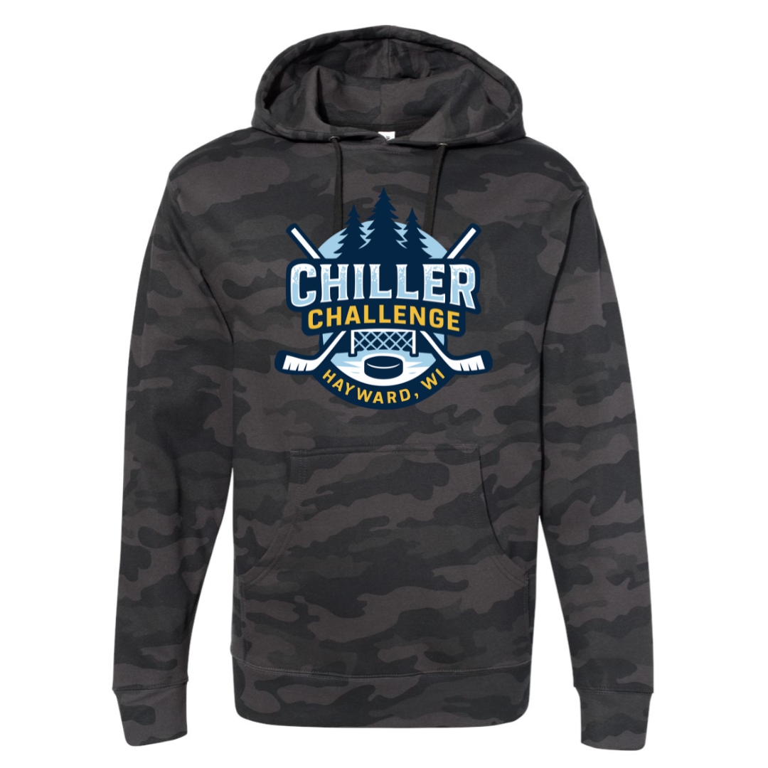 Men's Midweight Hoodie - Midnight Camo
