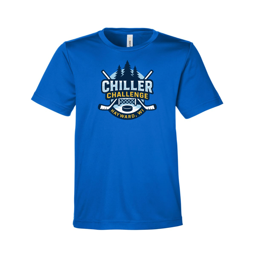 Youth Pro Performance Tee - Royal Blue