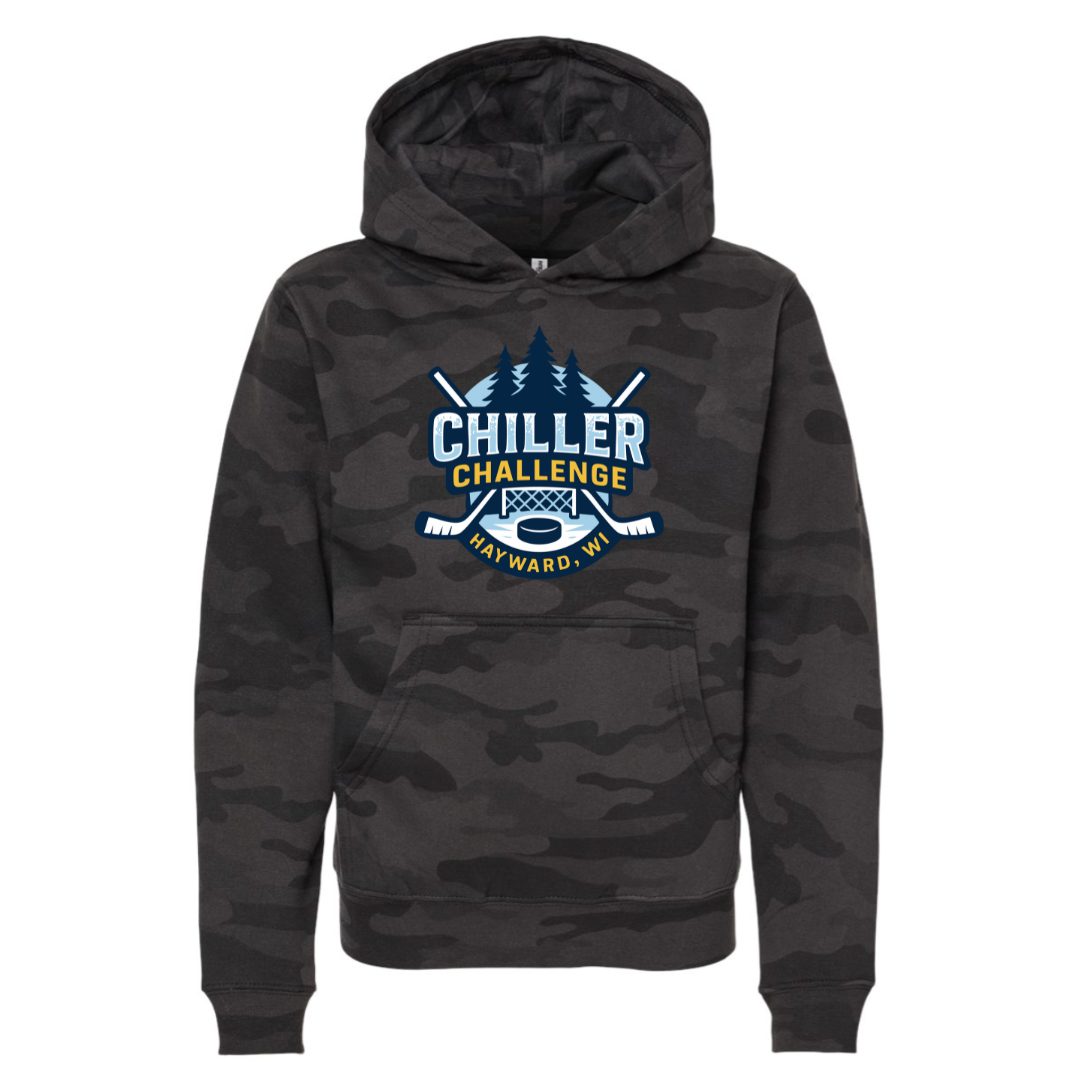 Youth Midweight Hoodie - Midnight Camo