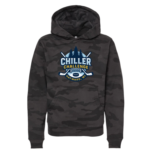 Youth Midweight Hoodie - Midnight Camo